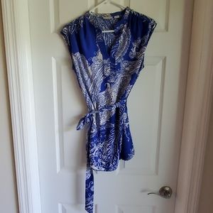 Chinese inspired kimono print Liz Claiborne